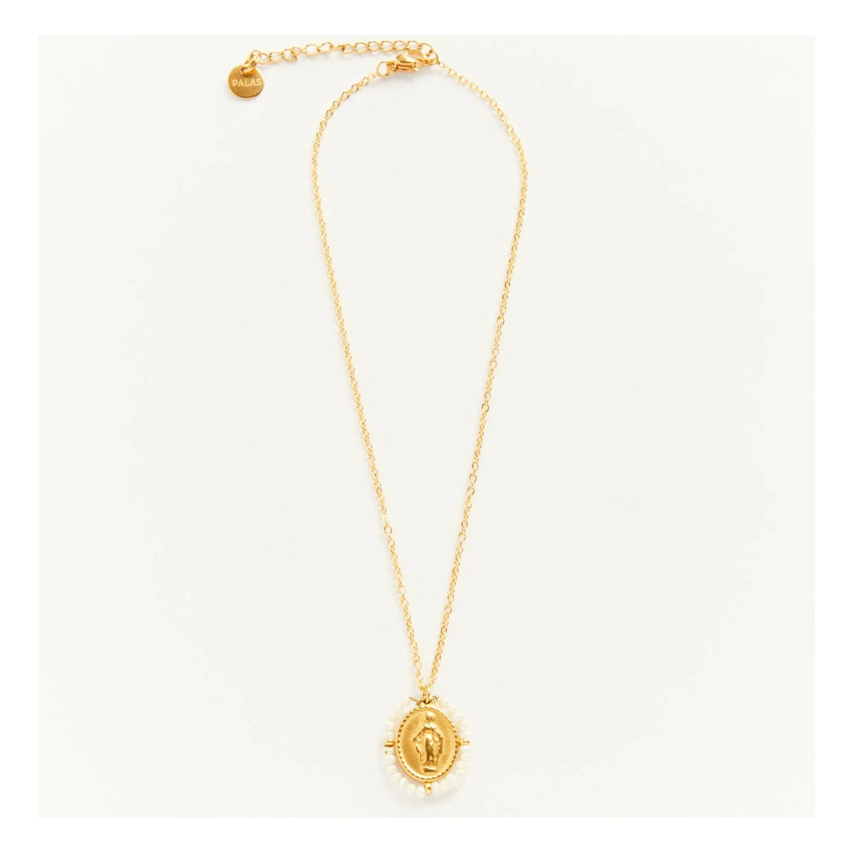 Palas - Santa Maria Precious Necklace - Children's Collection | White