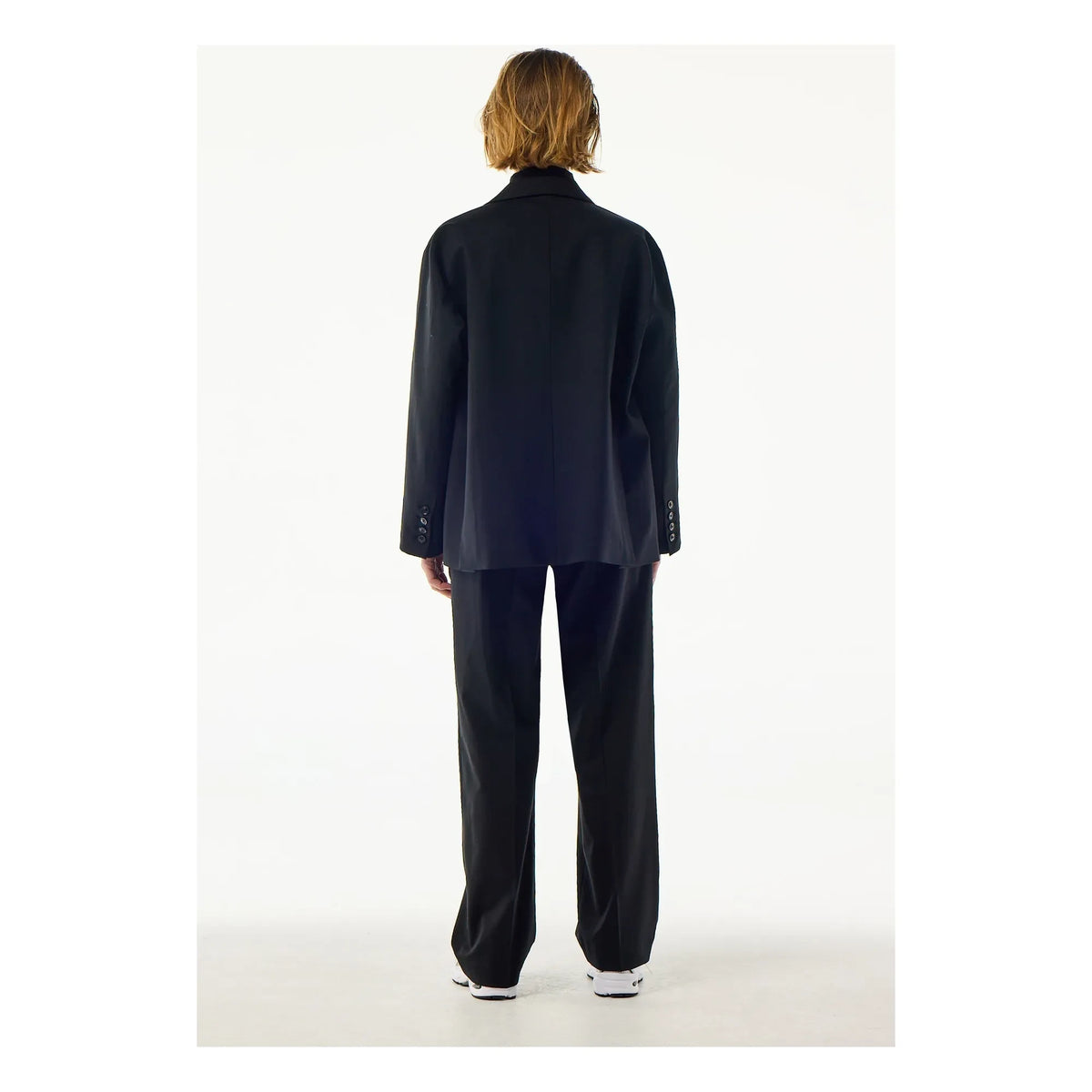 BELLEPIECE - Wilson Virgin Wool Tailored Trousers | Black