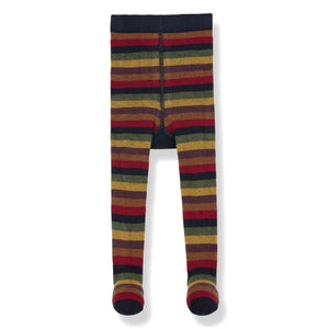 1+ in the family - Ragusa Striped Tights | Red