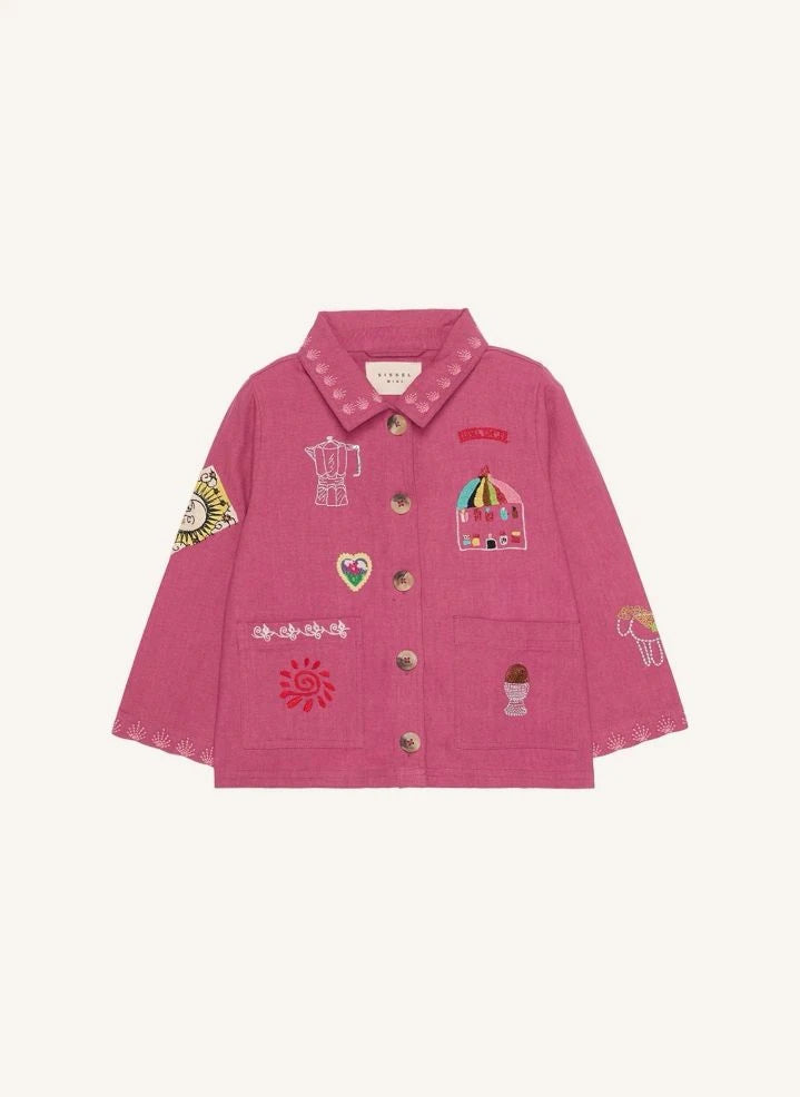 SISSEL EDELBO - My Coton Bio Jacket - Kids Collection | Fuchsia