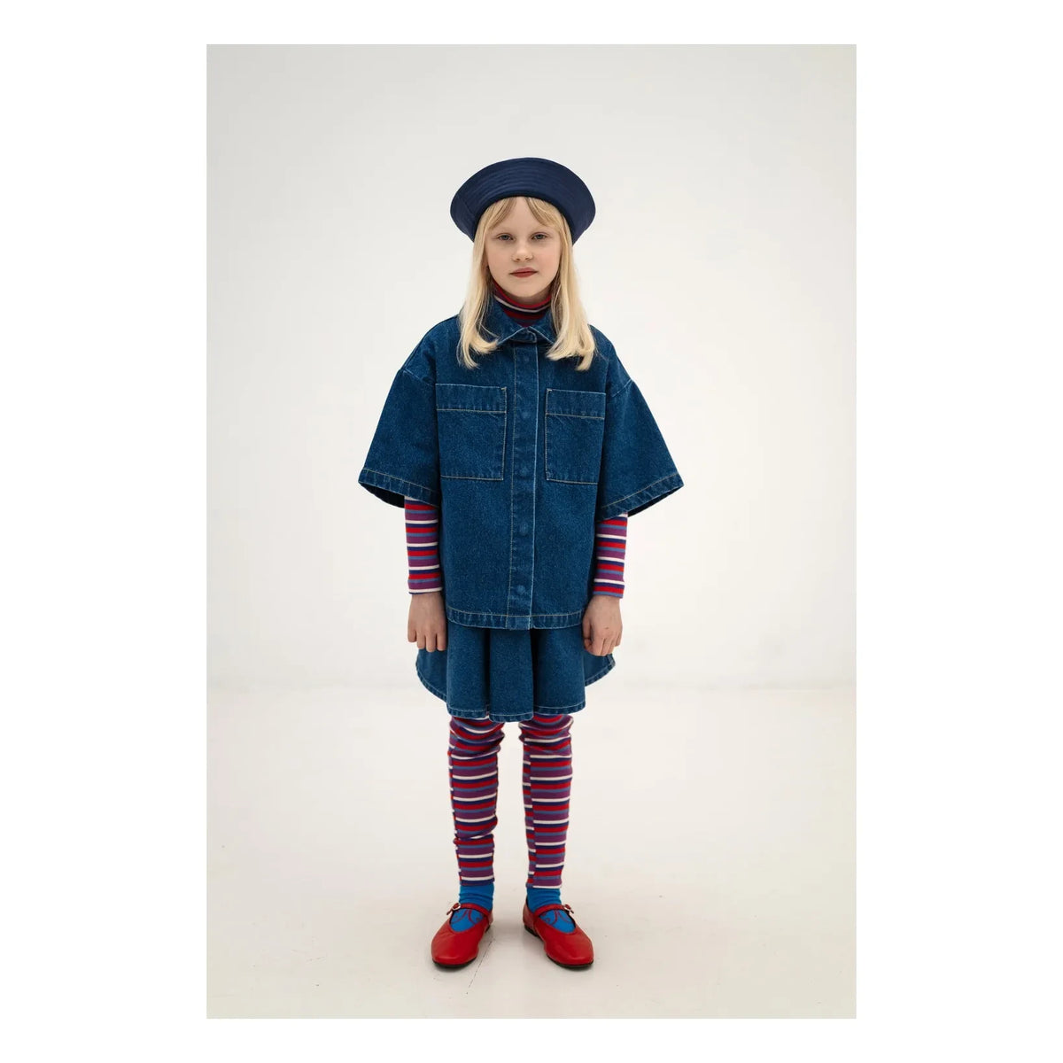 Repose AMS - Organic Cotton Denim Shirt | Blue