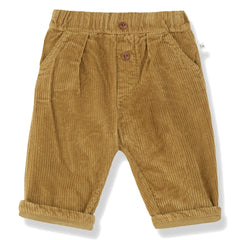 1+ in the family - Quebec Ribbed Corduroy Pants | Mustard