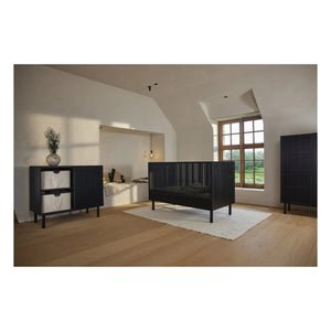 Quax - Hai No Ki Crib - 60 x 120 cm | Black
