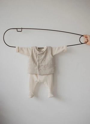 1+ in the family - Elias Linen and Bamboo Vest | Beige