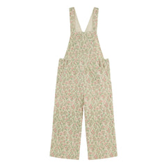 Emile et Ida - Floral Velvet Romper | Beige