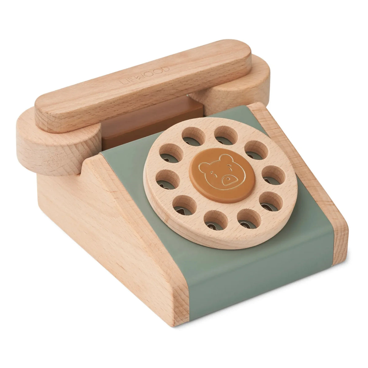 Liewood - Selma Classic Wooden Telephone | Green