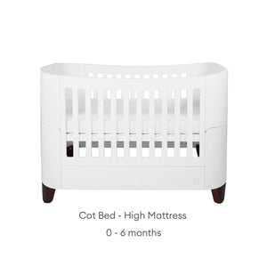 gaia-baby-serena-cot-bed-white-walnut-flat-8 | Natural Baby Shower