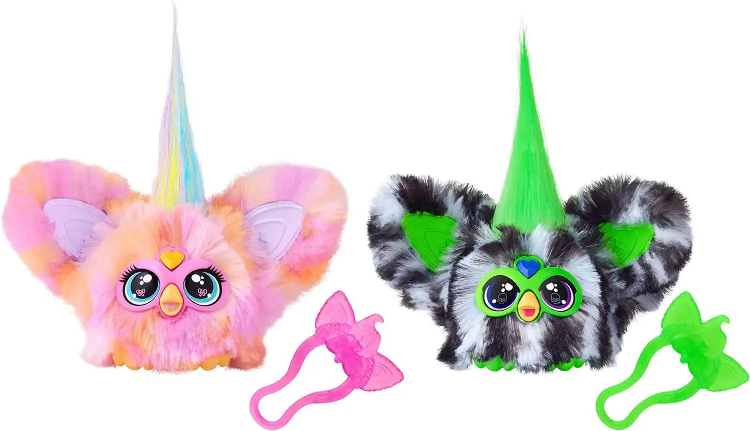 Hasbro - Mini Furby Furblets May-May and Greenie-Meanie 2-Pack Toys