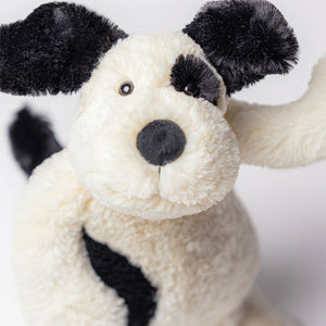 Jellycat - Bashful Black & Cream Puppy Dog Plush Toy 31 cm