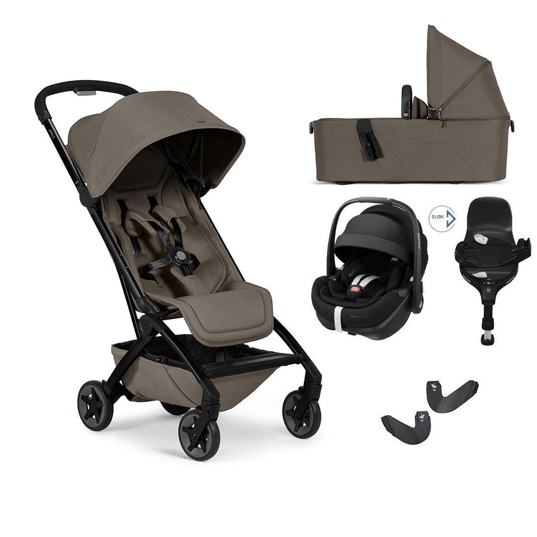Joolz Aer2 | Maxi-Cosi Pebble Travel System-Travel Systems-Hazel Brown-With Carrycot | Natural Baby Shower
