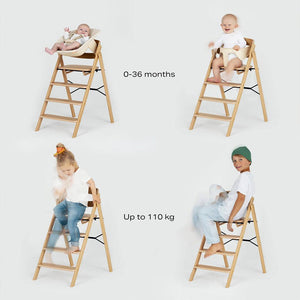 KAOS KLAPP® Highchair - Beech - Natural-Highchairs-Natural/Beech- | Natural Baby Shower
