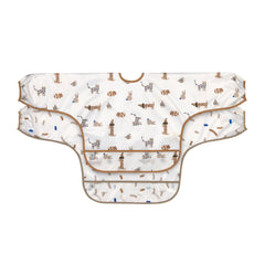 Lassig Long Sleeve Bib - 2 Pack - Royal Blue - Little Mateys-Bibs-Royal Blue-Little Mateys | Natural Baby Shower