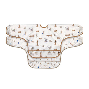 Lassig Long Sleeve Bib - 2 Pack - Royal Blue - Little Mateys-Bibs-Royal Blue-Little Mateys | Natural Baby Shower