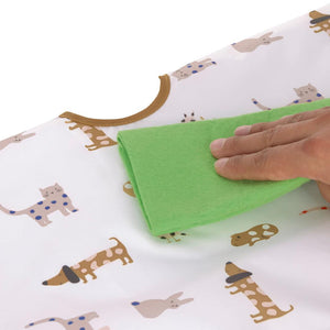 Lassig Long Sleeve Bib - 2 Pack - Royal Blue - Little Mateys-Bibs-Royal Blue-Little Mateys | Natural Baby Shower