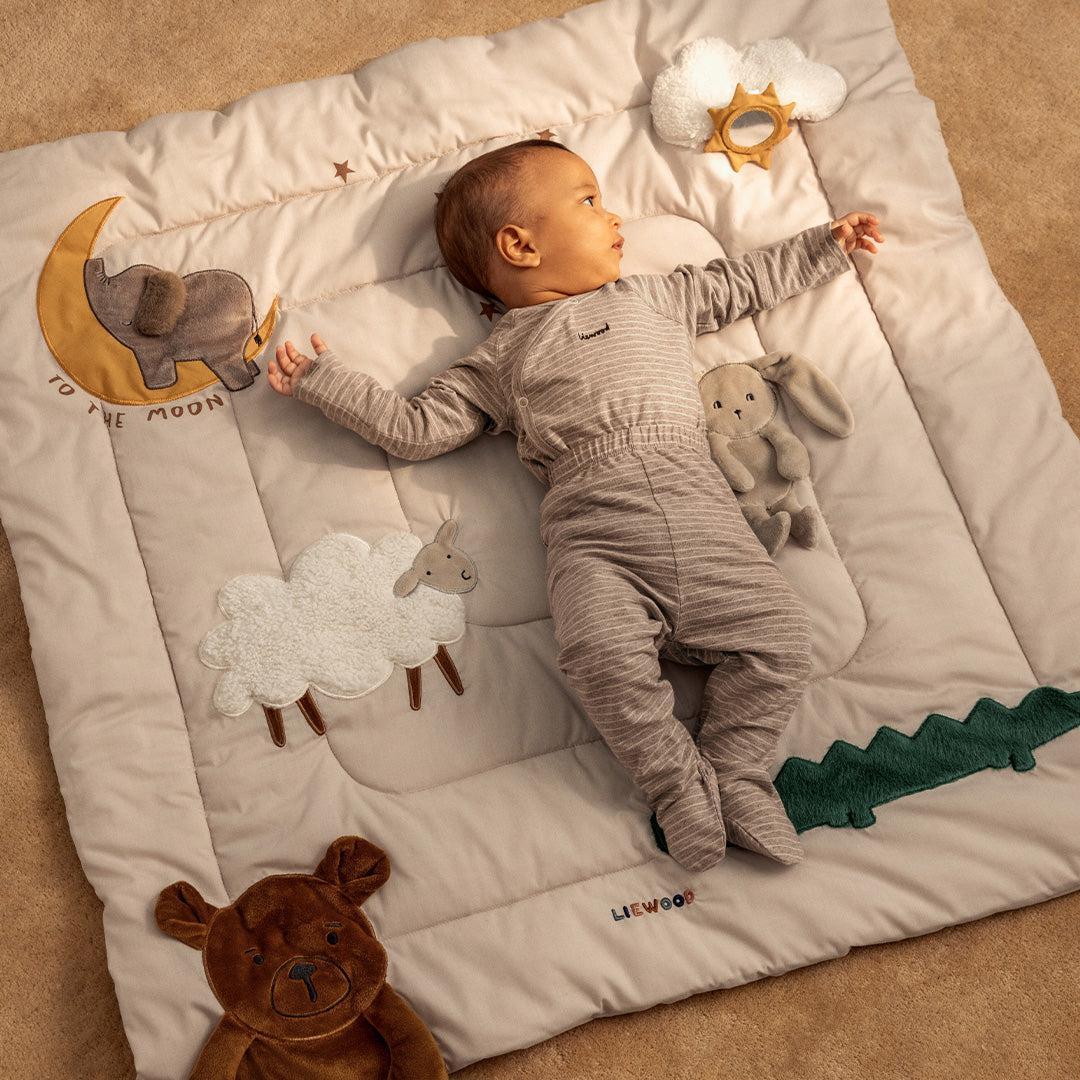 Liewood Bernet Classic Activity Blanket - Sandy Multi Mix-Play Mats-Sandy Multi Mix-One size | Natural Baby Shower