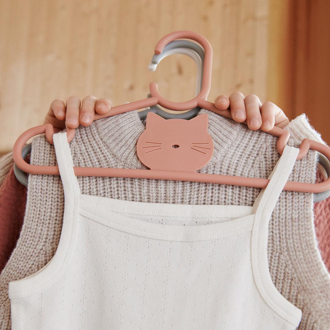 Liewood Falton Cat Hanger 8-pack - Tuscany Rose-Clothing Storage-Tuscany Rose-One Size | Natural Baby Shower