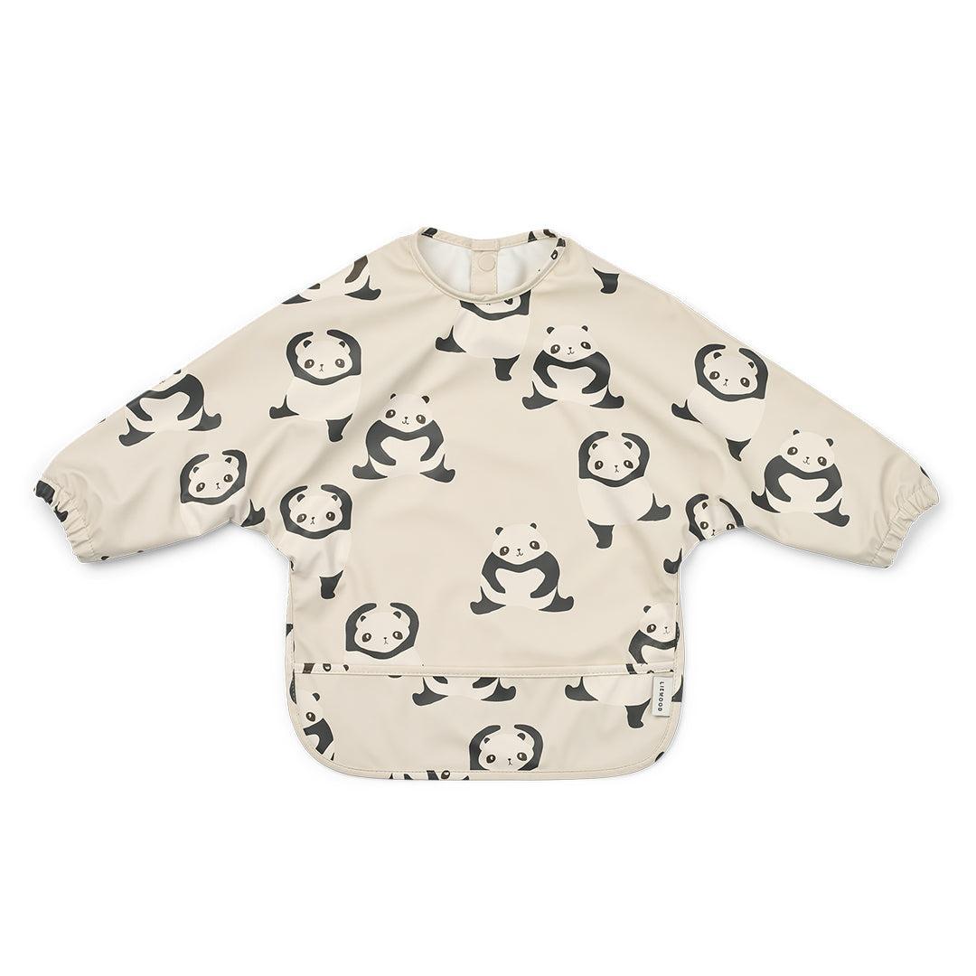 Liewood Merle Printed Cape Bib - Panda / Sandy-Bibs-Panda / Sandy-One Size | Natural Baby Shower