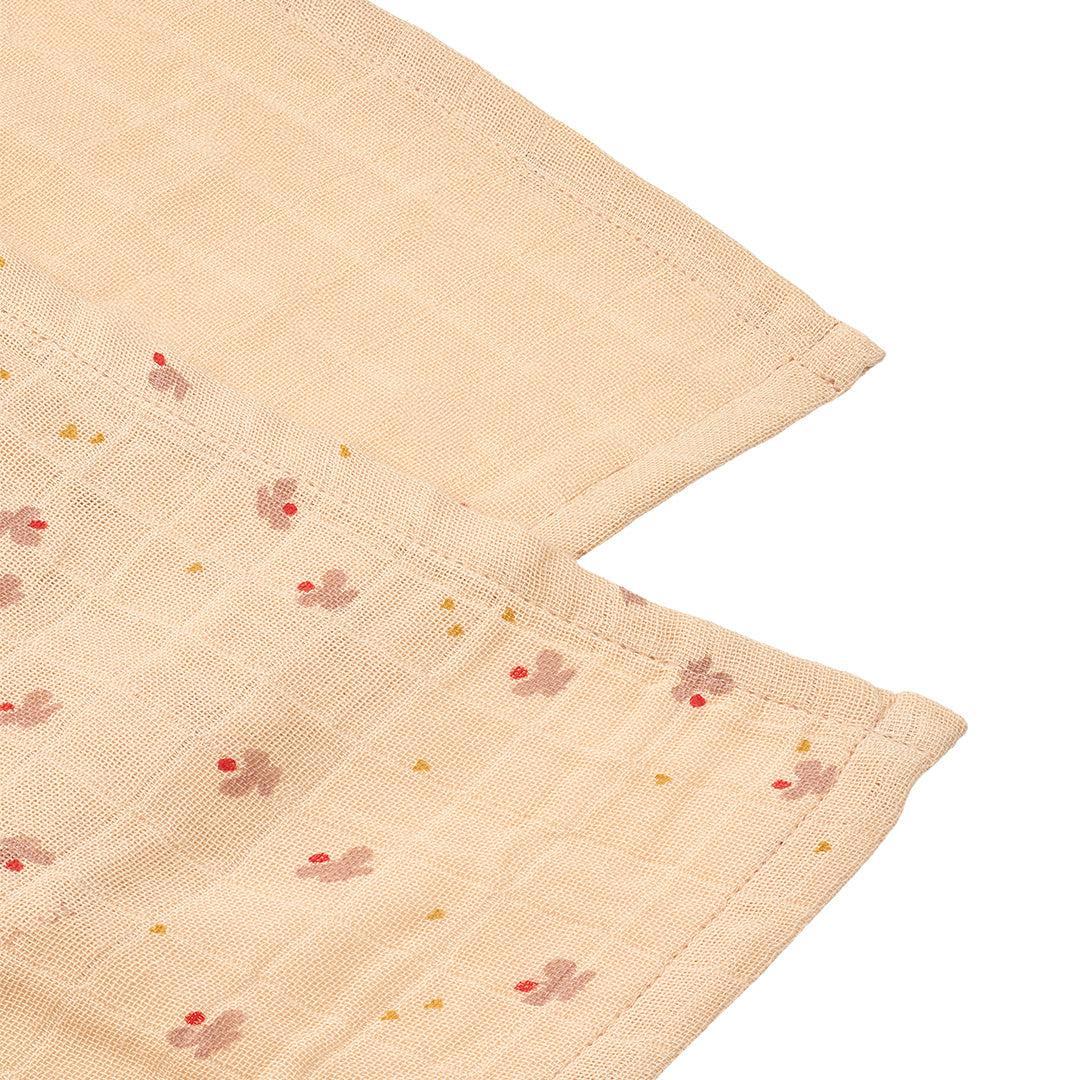Liewood Lewis Muslin Cloth 2-Pack - Mini Butterfly / Apple Blossom Mix-Muslin Squares-Mini Butterfly / Apple Blossom Mix-One Size | Natural Baby Shower