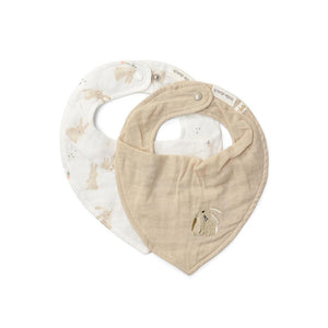Little Dutch Bandana Bib Set of 2 - Baby Bunny-Bibs-Baby Bunny-One Size | Natural Baby Shower