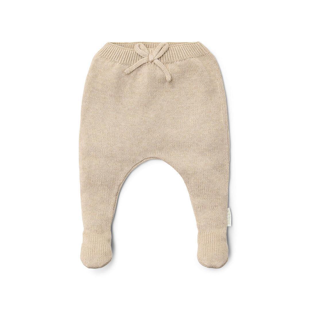 Little Dutch Knitted Trousers - Soft Beige Melee-Trousers-Soft Beige Melee-NB | Natural Baby Shower