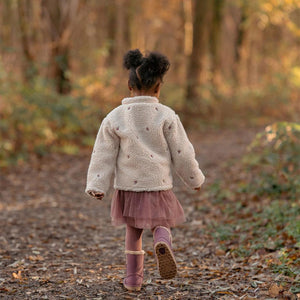 Little Dutch Teddy Cardigan - Sand-Cardigans-Sand-6-9m | Natural Baby Shower