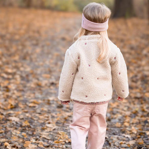Little Dutch Teddy Cardigan - Sand-Cardigans-Sand-6-9m | Natural Baby Shower