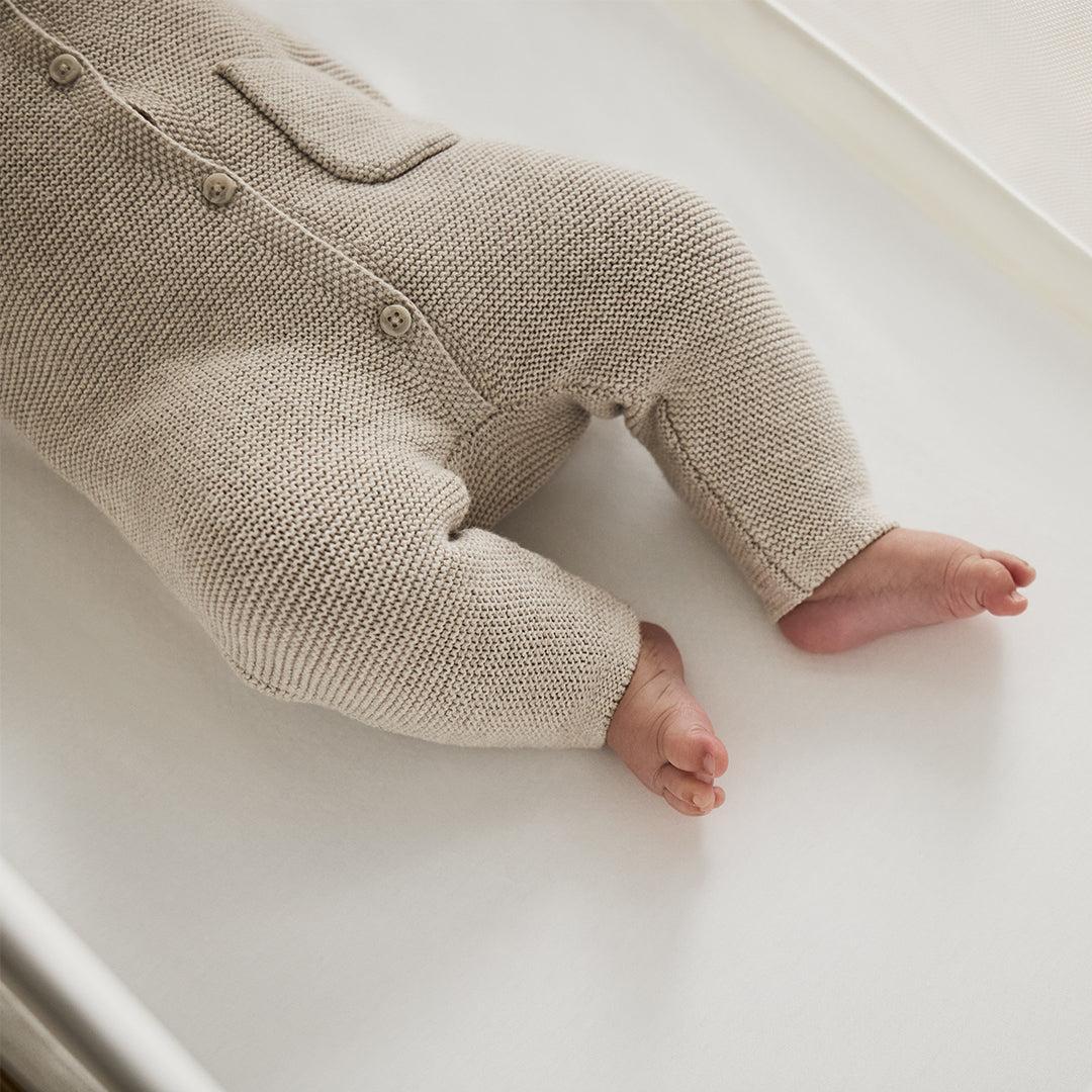 The Little Green Sheep Twin Pack Crib Sheets - White-Sheets-White-Crib | Natural Baby Shower