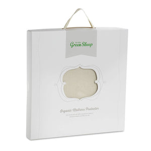 The Little Green Sheep - Organic Mattress Protector - Boori 70x132cm-Mattress Protectors- | Natural Baby Shower
