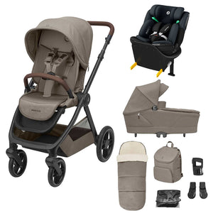 Maxi-Cosi Oxford+ Emerald 360 S Travel System-Travel Systems-Twillic Truffle- | Natural Baby Shower