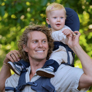 MiniMeis G5 Shoulder Carrier - Dusk Blue Core-Baby Carriers-Dusk Blue Core- | Natural Baby Shower