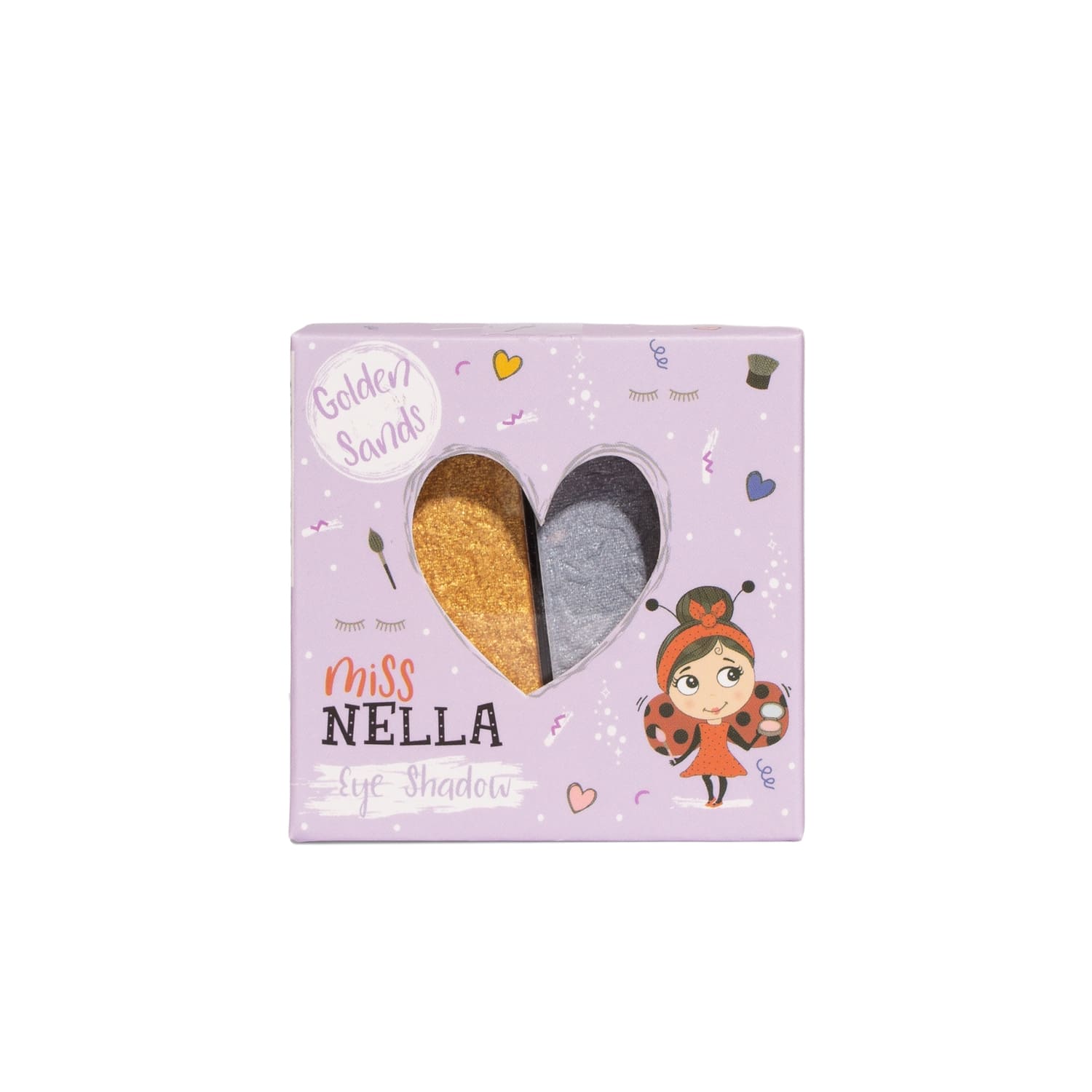 Miss Nella - Non-Toxic Children's Golden 2-Piece Eyeshadow