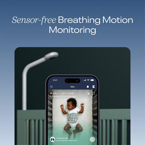 Nanit Pro Baby Monitor + Floor Stand Gen2 - White-Baby Monitors-White- | Natural Baby Shower