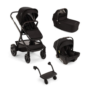Nuna DEMI Next + PIPA Urbn Travel System - Caviar-Travel Systems-Caviar- | Natural Baby Shower