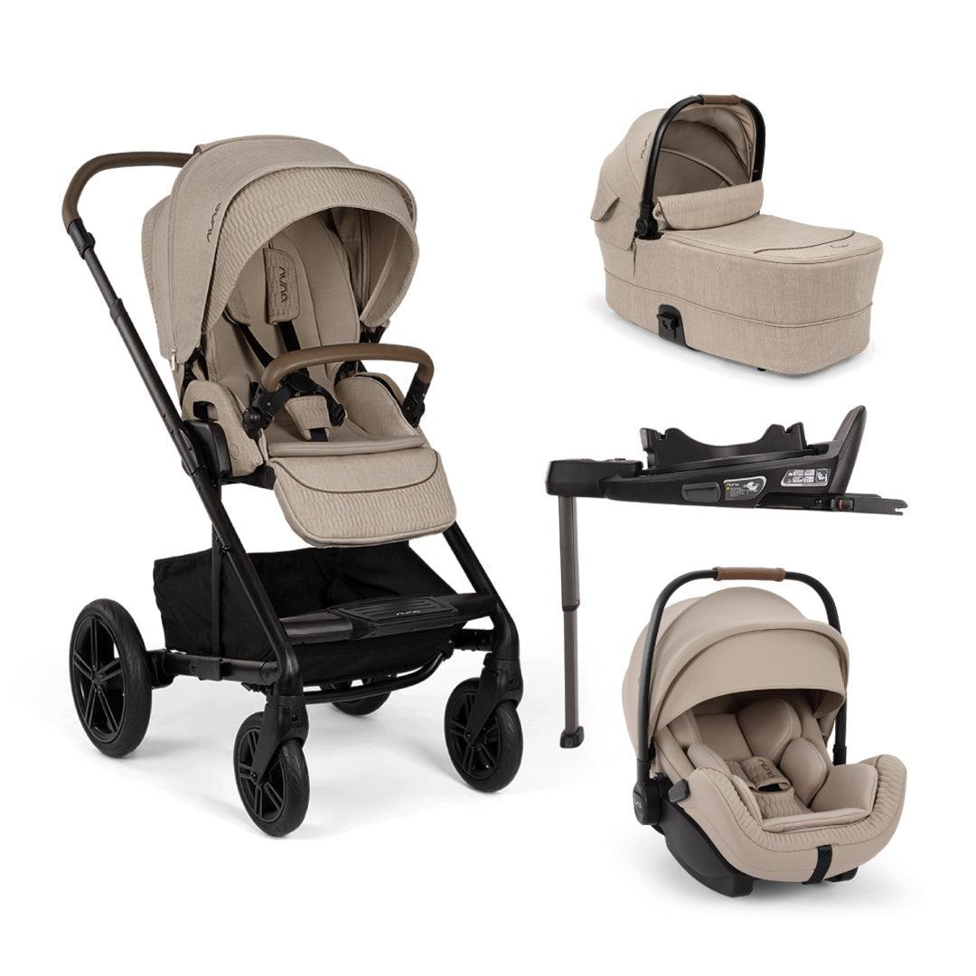 Nuna MIXX NEXT with ARRA FLEX & BASE CURV Travel System Bundle - Cosmopolitan-Travel Systems-Cosmopolitan- | Natural Baby Shower