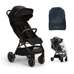 Nuna TRVL LX Compact Stroller - Caviar-Strollers-Caviar- | Natural Baby Shower