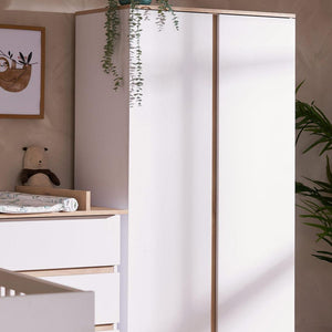 Obaby Astrid Mini 2 Piece Room Set - White-Nursery Sets-White-No Mattress | Natural Baby Shower