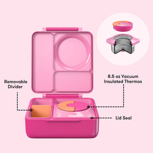 Omiebox - Insulated Fairy Pink Bento Lunch Box