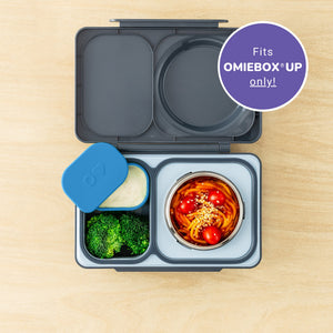 Omiebox - UP Bento Box Internal Compartment Containers (Set of 2) Blue/Orange
