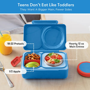 Omiebox UP 2nd Generation Insulated Bento Lunch Box in Cosmic Blue