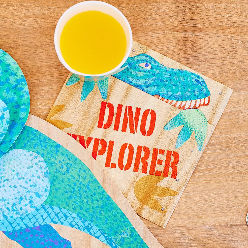 Party Pieces - Dino the Explorer 16-Pack Party Napkins