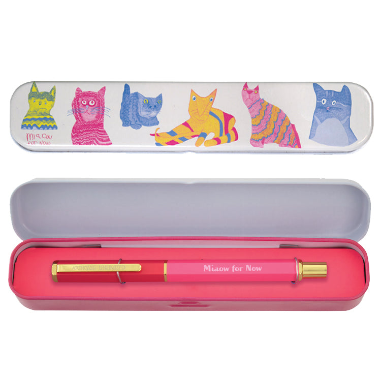Portico Designs - Arthouse Unlimited Miaow Boxed Ballpoint Pen
