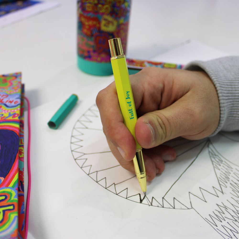 Portico Designs - Arthouse Unlimited Joyful Boxed Ballpoint Pen