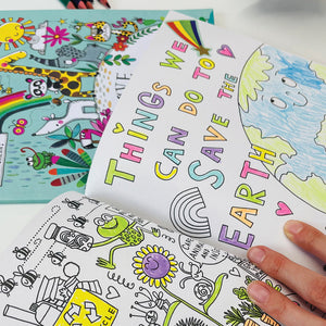 Rachel Ellen - Love Our Planet Sticker Scene Colouring & Activity Book