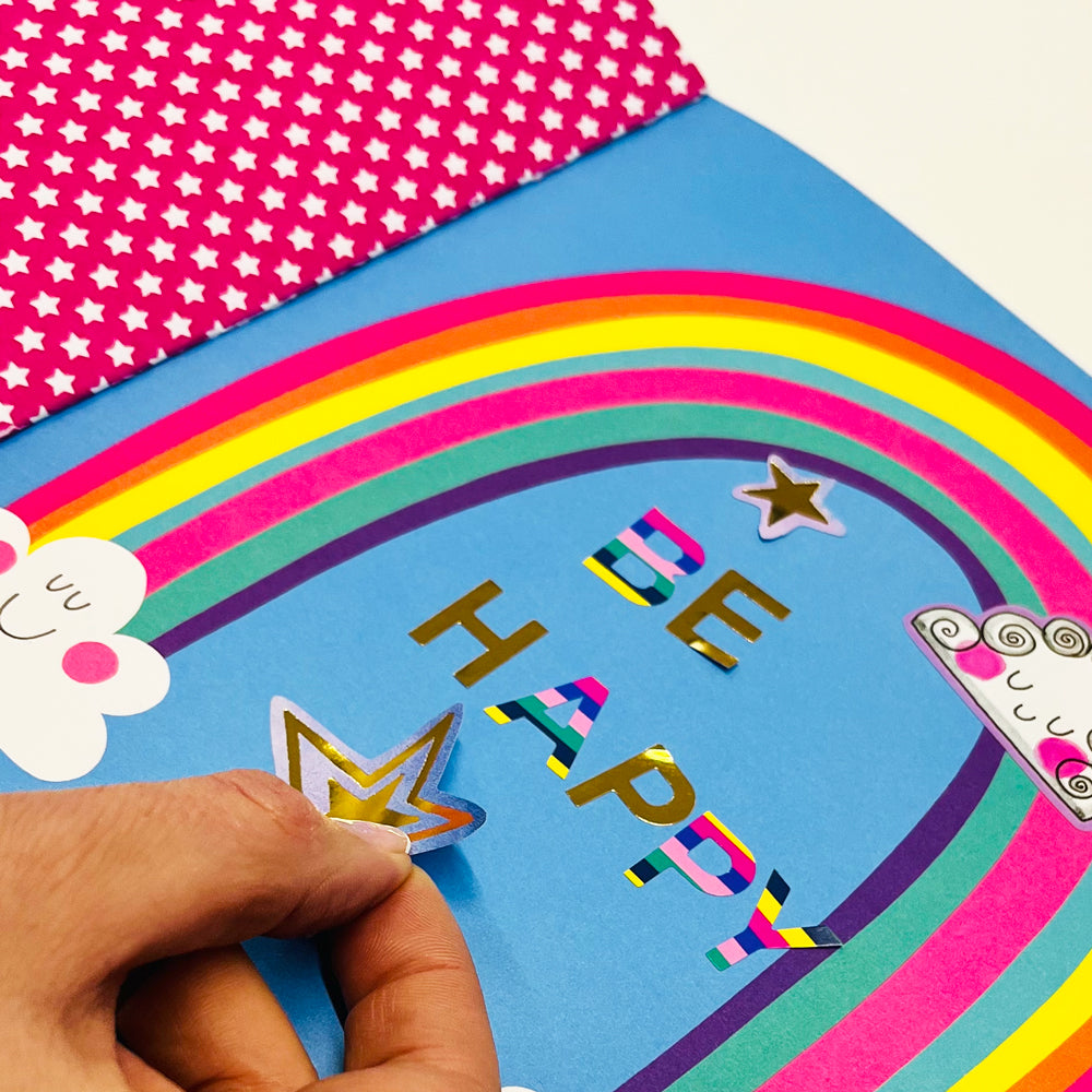 Rachel Ellen - Moondance Sticker Scene Colouring & Activity Book