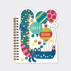 Rachel Ellen - Crocodile Shaped Wire Bound Notebook