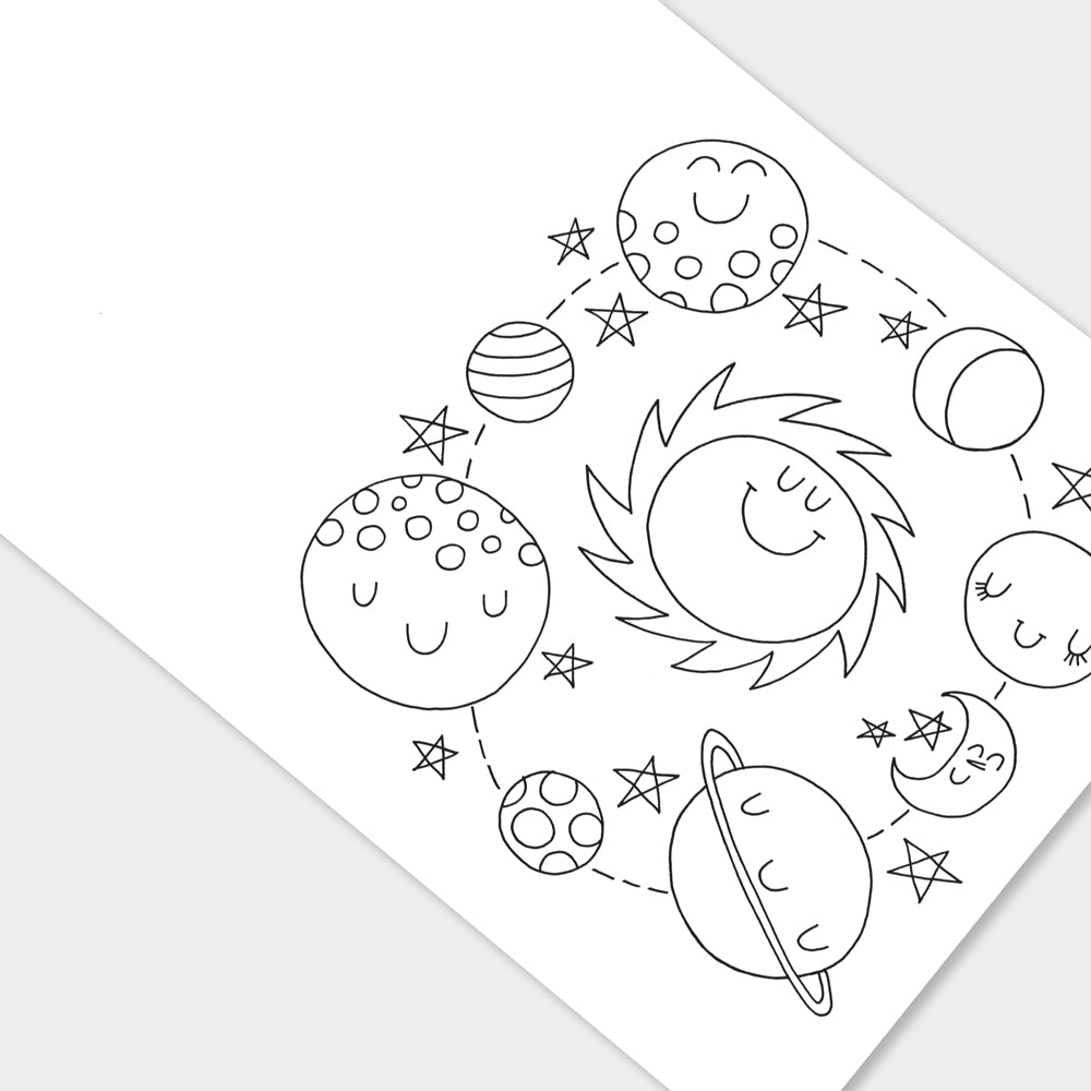 Rachel Ellen - To The Moon Colouring Book