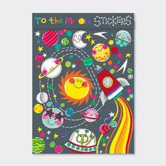 Rachel Ellen - To The Moon Sticker Books