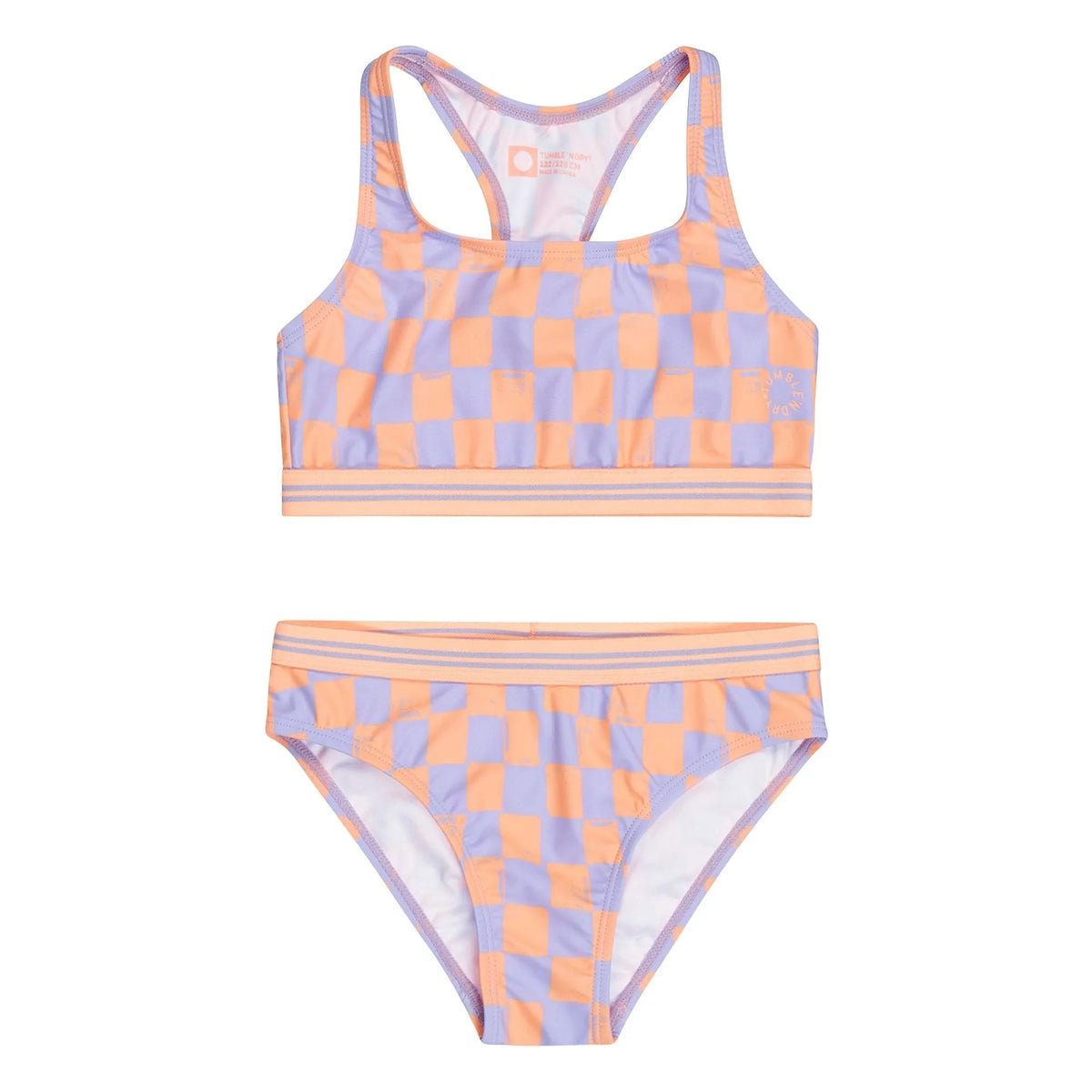 Tumble N'Dry - Serra Damier Swimwear Recycled Fibres | Lavender