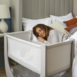 Shnuggle Air Lite Bedside Crib Bundle - Taupe-Bedside Cribs-Taupe- | Natural Baby Shower