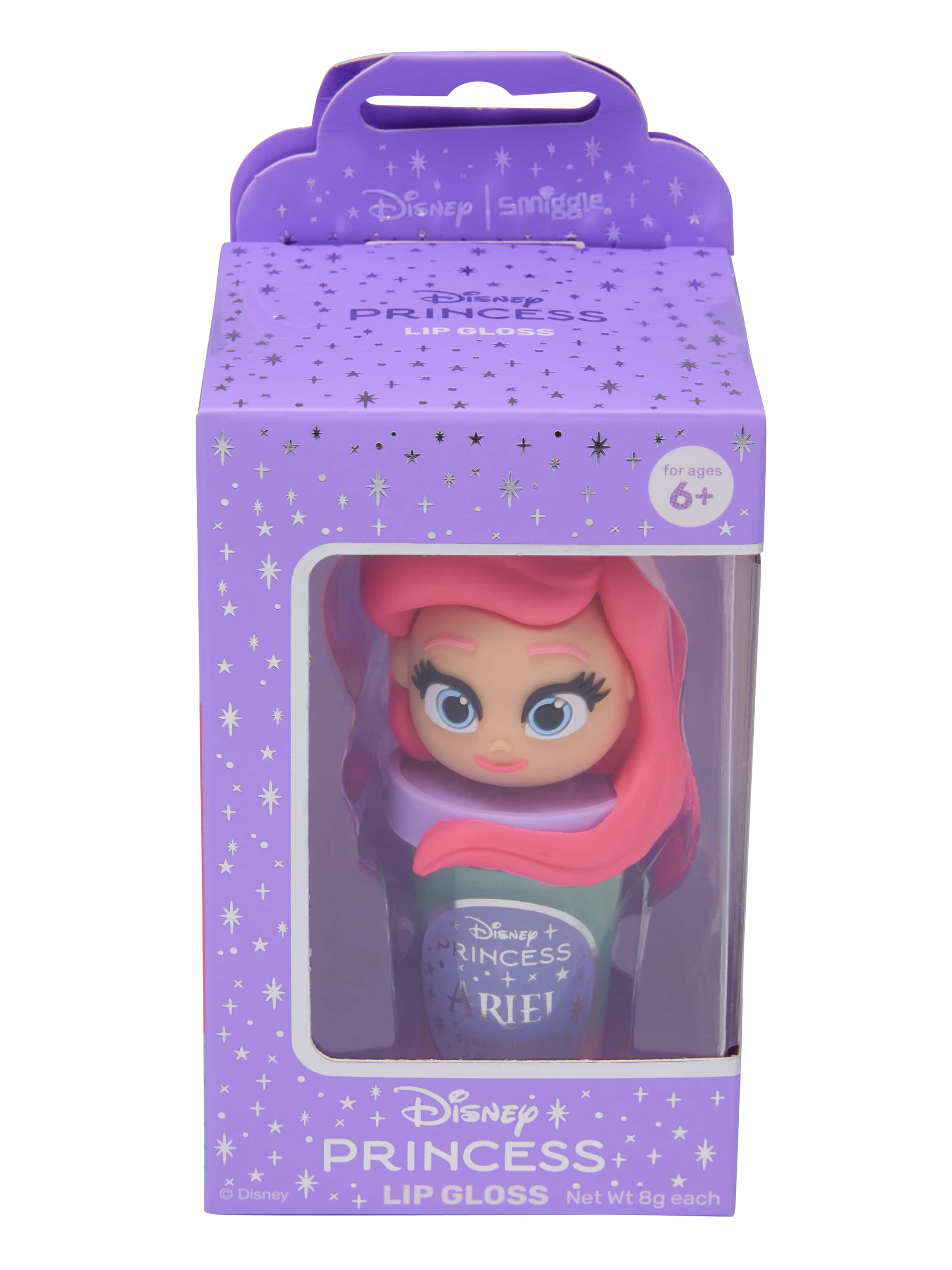 Smiggle - Disney Princesses Kids Lip Gloss and Case